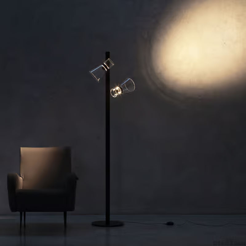 Angers Nantes Bordeaux Rennes Paris Mans Tours Lille Nice Lyon Icônes Flos Lampadaire Nocturne 2 Noir Verre Konstantin Grcic 4