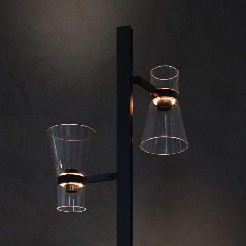 Angers Nantes Bordeaux Rennes Paris Mans Tours Lille Nice Lyon Icônes Flos Lampadaire Nocturne 2 Noir Verre Konstantin Grcic 8