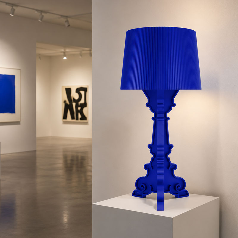 Angers Nantes Bordeaux Rennes Paris Mans Tours Lille Nice Lyon Icônes Kartell Bourgie Lampe Bleu Mat Bourgie Ferruccio Laviani 3