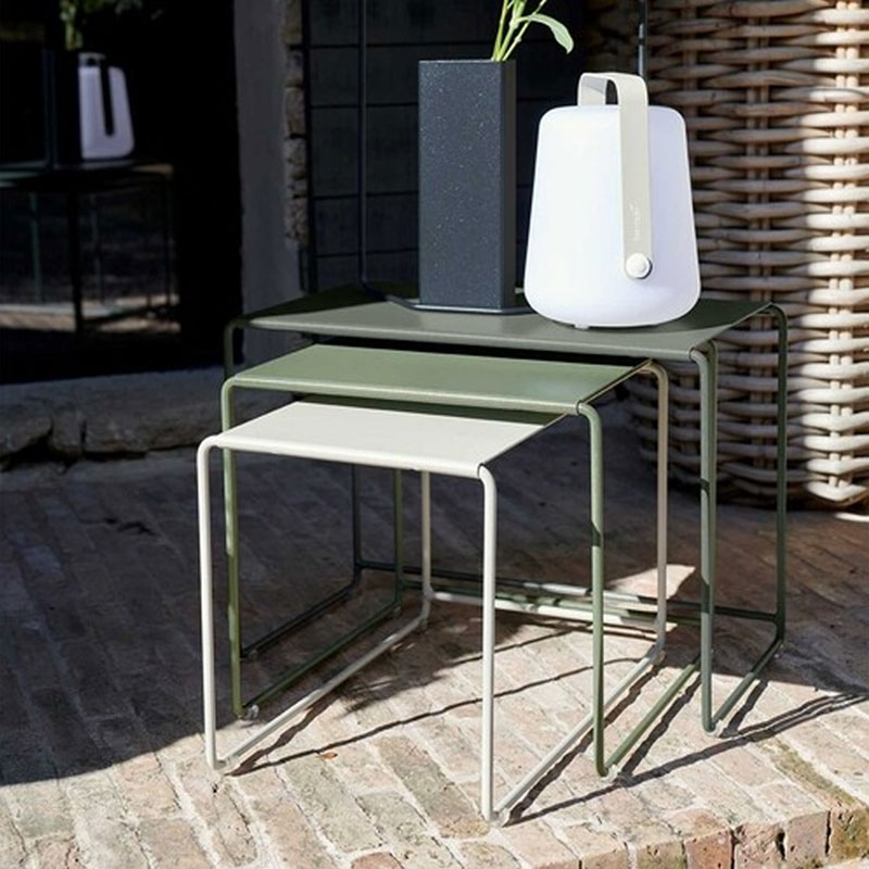 Angers Nantes Bordeaux Rennes Paris Mans Tours Nice Icônes Fermob lampe Balad Batterie 38 outdoor Gris Argile Tristan Lohner 1