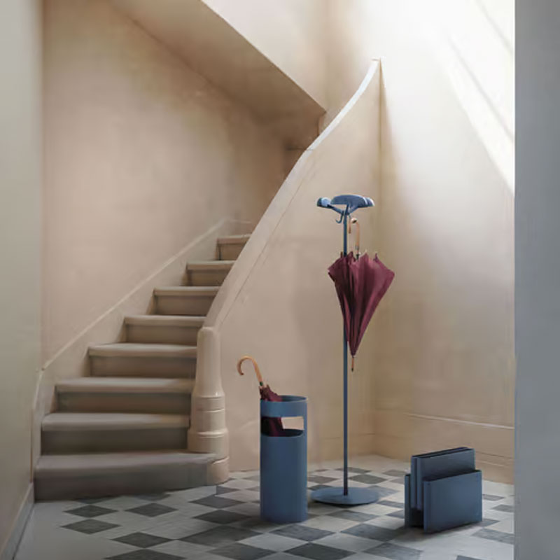 Angers Nantes Paris Bordeaux Mans Laval Tours Paris Nice Rennes Icônes Kartell Porte parapluie accessoire Bleu mat Colombini 3