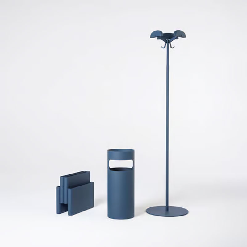 Angers Nantes Paris Bordeaux Mans Laval Tours Paris Nice Rennes Icônes Kartell Porte parapluie accessoire Bleu mat Colombini 4