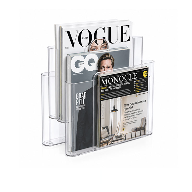 Angers Nantes Paris Bordeaux Mans Lyon Tours Paris Nice Rennes Icônes Kartell Porte Revue Rack Magazine Transparent 0