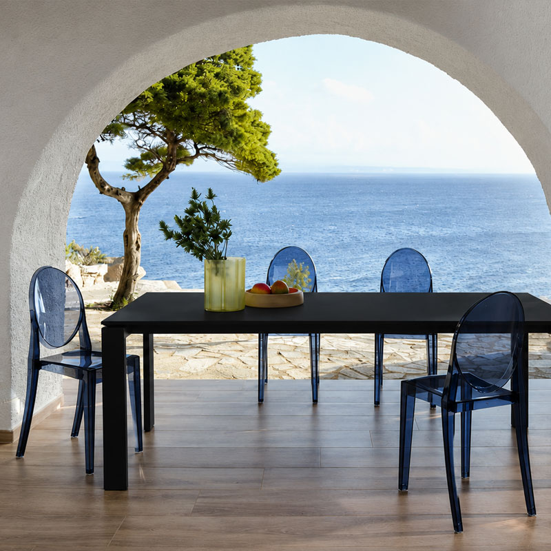 Angers Nantes Paris Rennes Tours Laval Icones Kartell Table Four Noir mat Extensible Soft Ferruccio Laviani 7