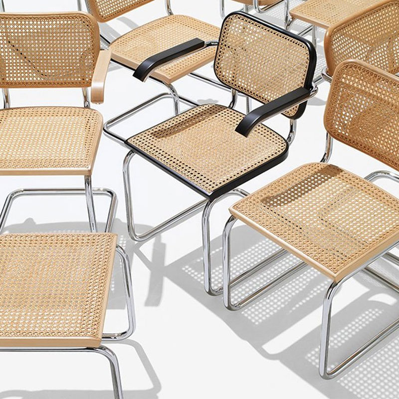 Angers Nantes Paris Bordeaux Rennes Niort Laval Pau Lyon Nice Cannes Icônes Chaise Cannage Cesca Hêtre Knoll Chrome Quickship Breuer 3