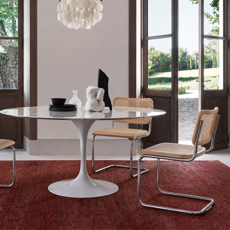 Angers Nantes Paris Bordeaux Rennes Niort Laval Pau Lyon Nice Cannes Icônes Chaise Cannage Cesca Hêtre Knoll Chrome Quickship Breuer 8
