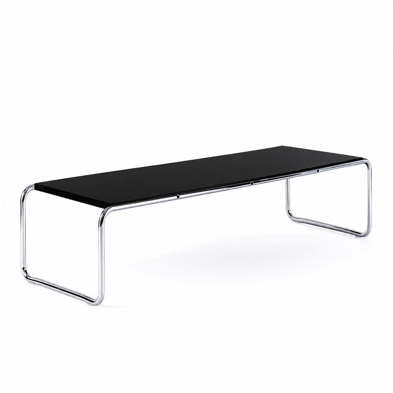 Angers Nantes Paris Bordeaux Rennes Niort Laval Pau Lyon Nice Cannes Icônes Table basse Noir Laccio 2 Knoll Chrome Quickship Breuer 5