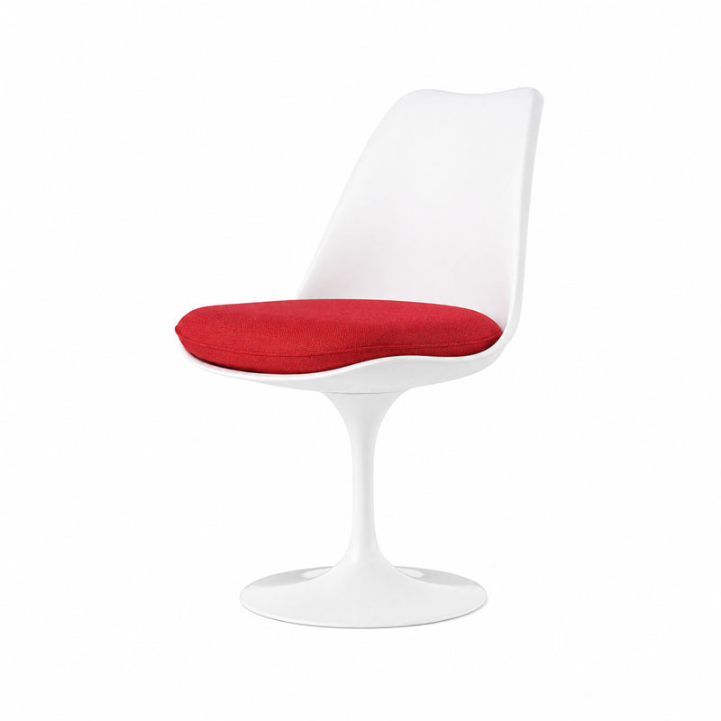 Angers Nantes Paris Bordeaux Rennes Orleans Mans Nice Tours Laval Icônes Chaise Tulip Eero Saarinen Blanc Rouge Knoll Quickship 1