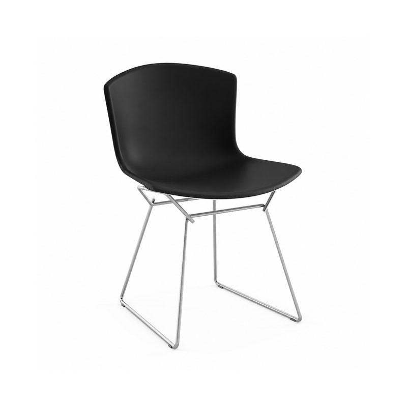 Angers Nantes Paris Bordeaux Rennes Tours Lyon Cannes Niort Icônes chaise Knoll chrome Noir Quickship Harry bertoia