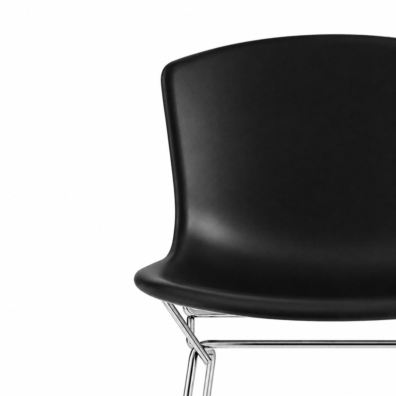 Angers Nantes Paris Bordeaux Rennes Tours Lyon Cannes Niort Icônes chaise Knoll chrome Noir Quickship Harry bertoia 2
