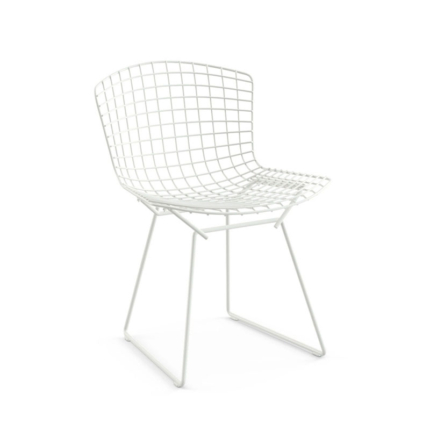 Angers Nantes Paris Bordeaux Rennes Tours Mans LAval Ancenis Icônes chaise Knoll blanc Quickship Harry bertoia Outdoor 1