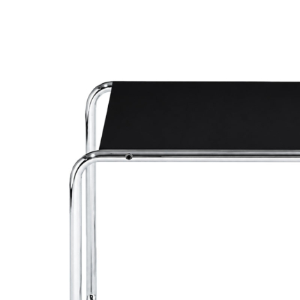 Angers Nantes Paris Bordeaux Rennes Tours Mans Lyon Lille Cannes Icônes Table basseNoir Laccio 1 Knoll Chrome Quickship Breuer 5