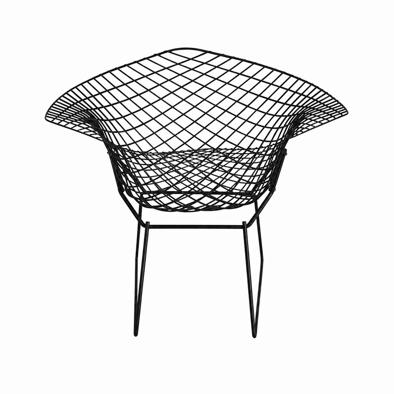 Angers Nantes Paris Bordeaux Rennes Tours Mans Lyon Lille Nice Icônes Fauteuil Diamant Knoll Noir Quickship Bertoia Outdoor 2