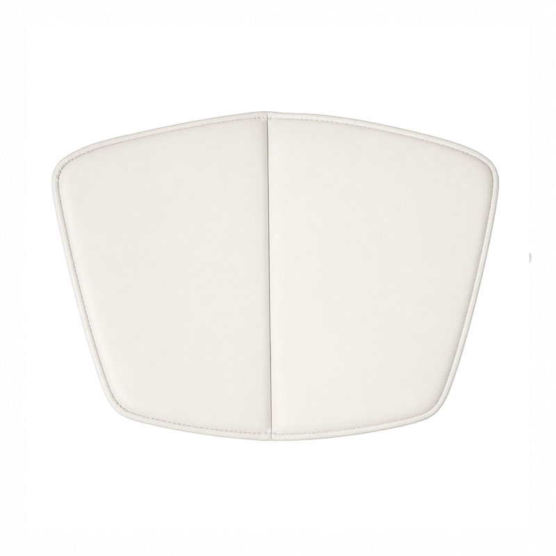 Angers Nantes Paris Bordeaux Rennes Tours Mans Lyon Orleans Nice Icônes Galette Coussin Blanc Vinyl Knoll Quickship Bertoia 01