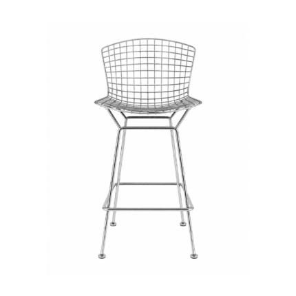 Angers Nantes Paris Bordeaux Rennes Tours Mans Lyon Orleans Nice Icônes Tabouret Bar Knoll Chrome Quickship Harry Bertoia 1