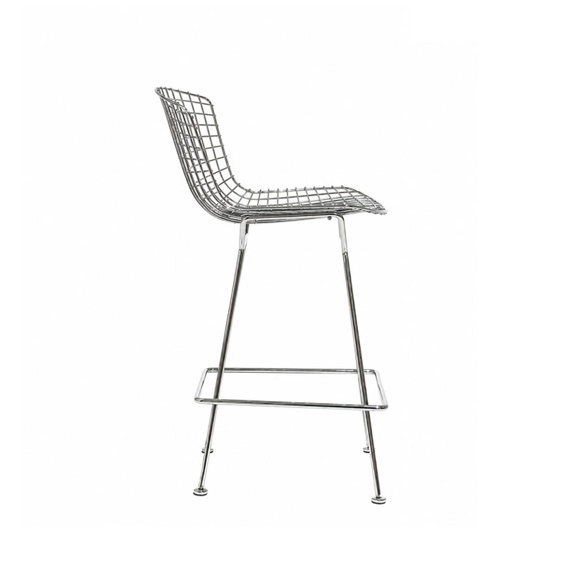 Angers Nantes Paris Bordeaux Rennes Tours Mans Lyon Orleans Nice Icônes Tabouret Bar Knoll Chrome Quickship Harry Bertoia 3
