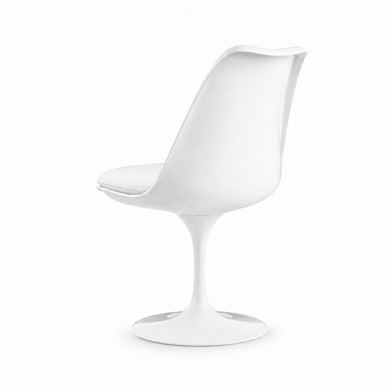 Angers Nantes Paris Poitiers Arcachon Tours Nice Niort Baule Lille Icônes Chaise Tulip Eero Saarinen Blanc Vinyl Blanc Knoll Quickship 0