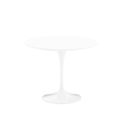 Angers Nantes Rennes Baule Bordeaux Rennes Tours LavaI Icônes table repas Saarinen Ø91 Knoll Stratifié Blanc Quickship 0