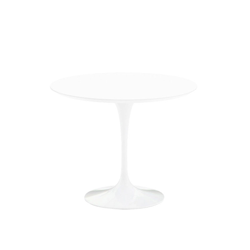 Angers Nantes Rennes Baule Bordeaux Rennes Tours LavaI Icônes table repas Saarinen Ø91 Knoll Stratifié Blanc Quickship 0