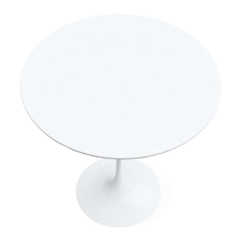Angers Nantes Rennes Baule Bordeaux Rennes Tours LavaI Icônes table repas Saarinen Ø91 Knoll Stratifié Blanc Quickship 8