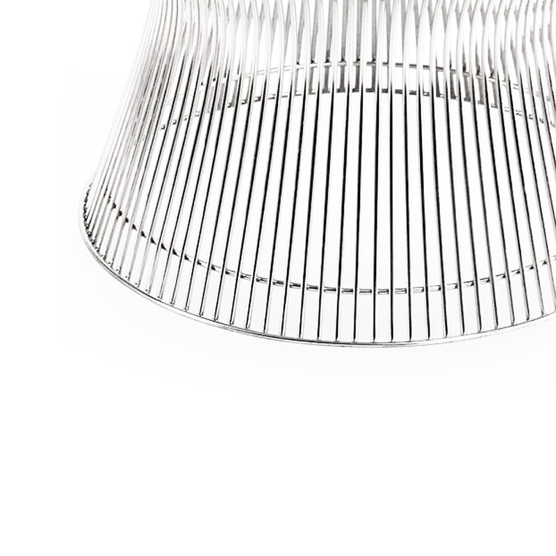 Angers Nice Paris Bordeaux Rennes Laval Tours Lyon Icônes table Basse Knoll Platner Nickel Chrome Quickship 91,5 Warren 0