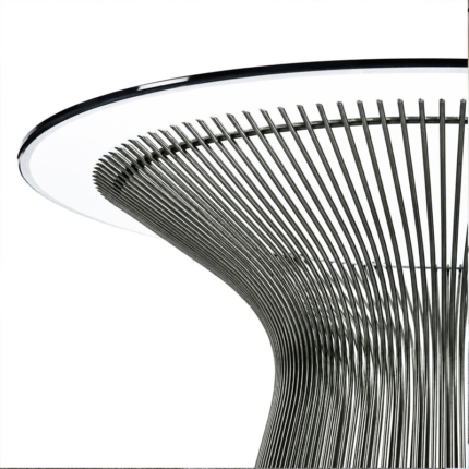 Angers Nice Paris Bordeaux Rennes Laval Tours Lyon Icônes table Basse Knoll Platner Nickel Chrome Quickship 91,5 Warren 6