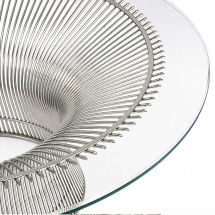 Angers Nice Paris Bordeaux Rennes Laval Tours Lyon Icônes table Basse Knoll Platner Nickel Chrome Quickship 91,5 Warren 9