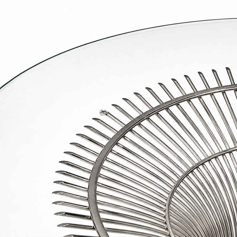 Angers Nice Paris Bordeaux Rennes Nantes Tours Niort Icônes Table Repas Knoll Platner Nickel Chrome Quickship Ø135 Warren 7