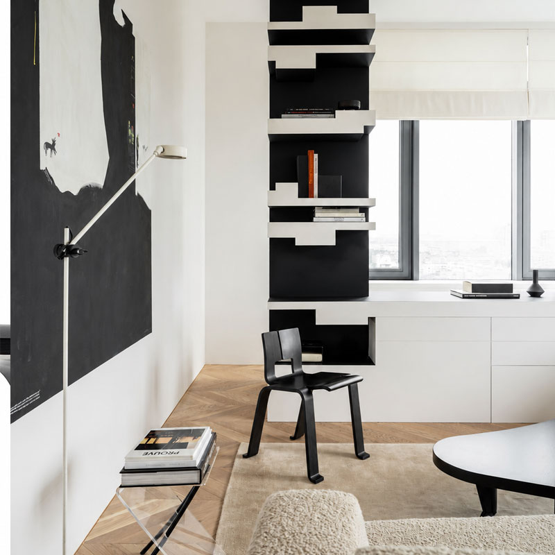 Angers Nantes Paris Bordeaux Nice Tours Mans Rennes Icônes Cassina Chaise Tokyo Ombra Bois Charlotte Perriand Noir Corbusier 8