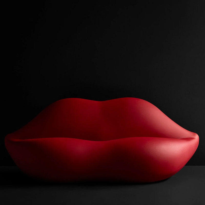 Gufram Bocca Canapé Rouge Bouche Dali STUDIO 65 Design Icônes Paris Lyon Nantes Rennes Tours Lille Bordeaux Nice 10