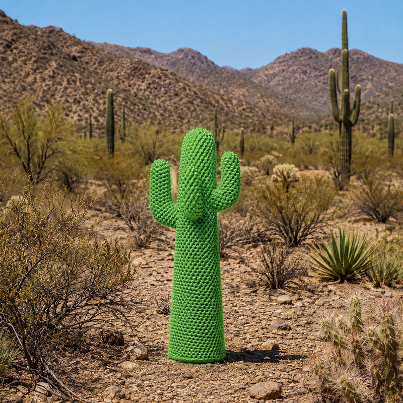 Gufram Cactus Porte Manteau sculpture Vert Mousse Drocco Mello Icônes Paris Lyon Nantes Rennes Tours Lille Bordeaux Nice 12