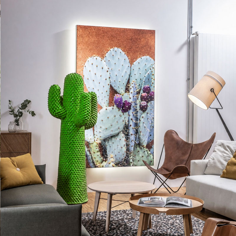 Gufram Cactus Porte Manteau sculpture Vert Mousse Drocco Mello Icônes Paris Lyon Nantes Rennes Tours Lille Bordeaux Nice 2