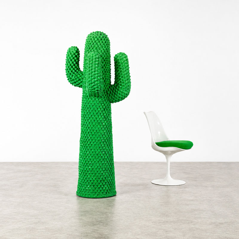 Gufram Cactus Porte Manteau sculpture Vert Mousse Drocco Mello Icônes Paris Lyon Nantes Rennes Tours Lille Bordeaux Nice 4
