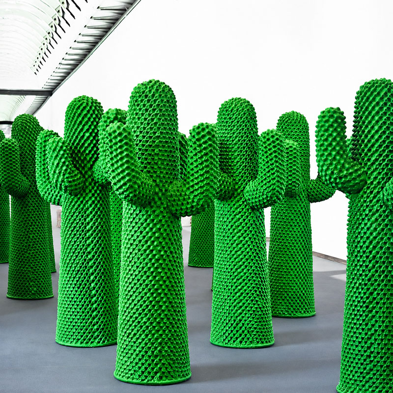 Gufram Cactus Porte Manteau sculpture Vert Mousse Drocco Mello Icônes Paris Lyon Nantes Rennes Tours Lille Bordeaux Nice 6