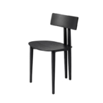 Zanotta Chaise Binata Bois Noir Cuir dimensions Brogliato Traverso Icônes Angers Nantes Paris Bordeaux Tours Mans Rennes Lyon Marseille 1