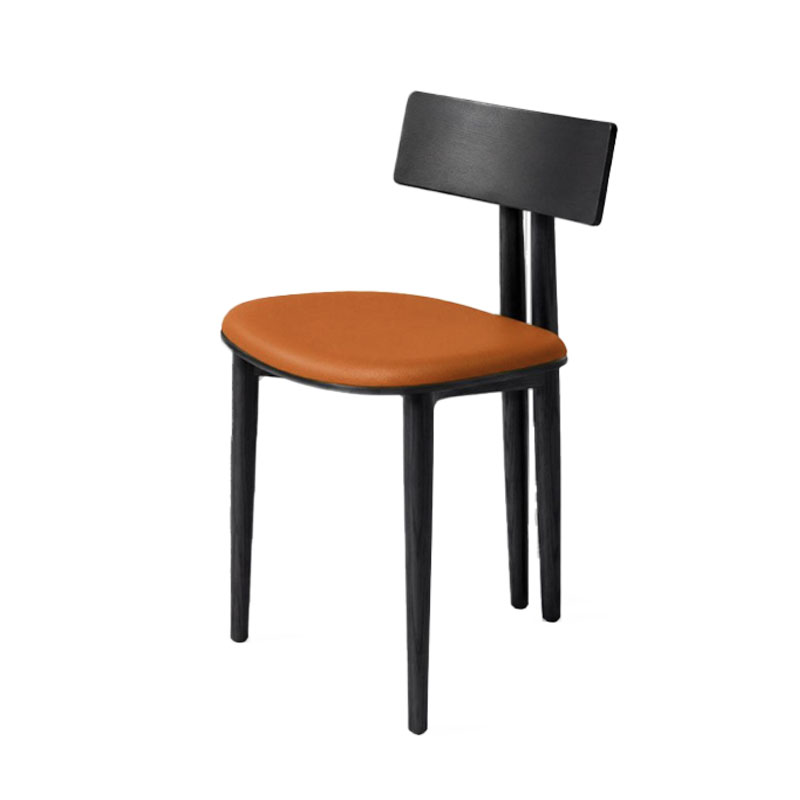 Zanotta Chaise Binata Bois Noir Cuir dimensions Brogliato Traverso Icônes Angers Nantes Paris Bordeaux Tours Mans Rennes Lyon Marseille 10