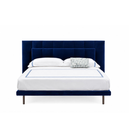 Zanotta Lit Grandala Tissu Cuir rangement Chevet 160x200 Gabriele Rosa Icônes Angers Nantes Paris Bordeaux Tours Mans Rennes Lyon Orleans 4