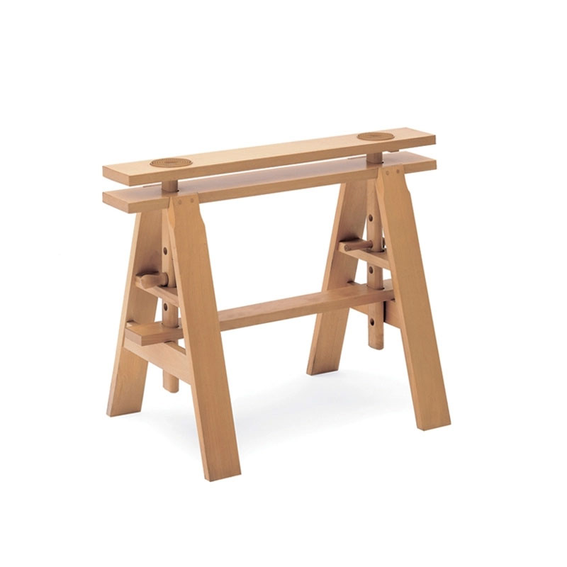 Zanotta Table Leonardo Atelier Artiste Bois Treteaux Peintre Achille Castiglioni Icônes Angers Nantes Paris Bordeaux Tours Mans Rennes Lyon 2