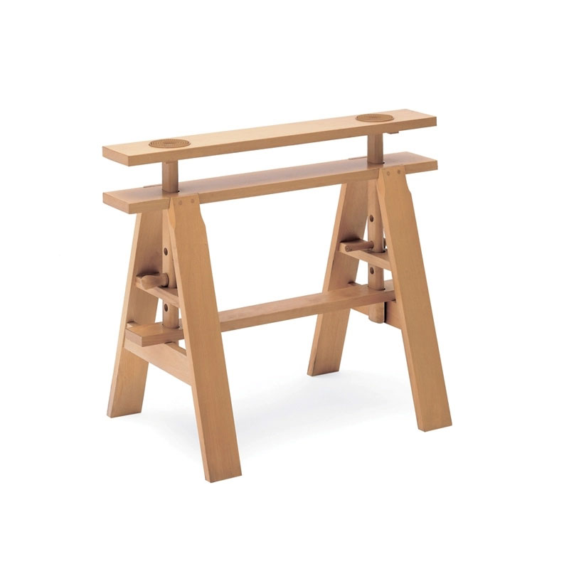 Zanotta Table Leonardo Atelier Artiste Bois Treteaux Peintre Achille Castiglioni Icônes Angers Nantes Paris Bordeaux Tours Mans Rennes Lyon 3