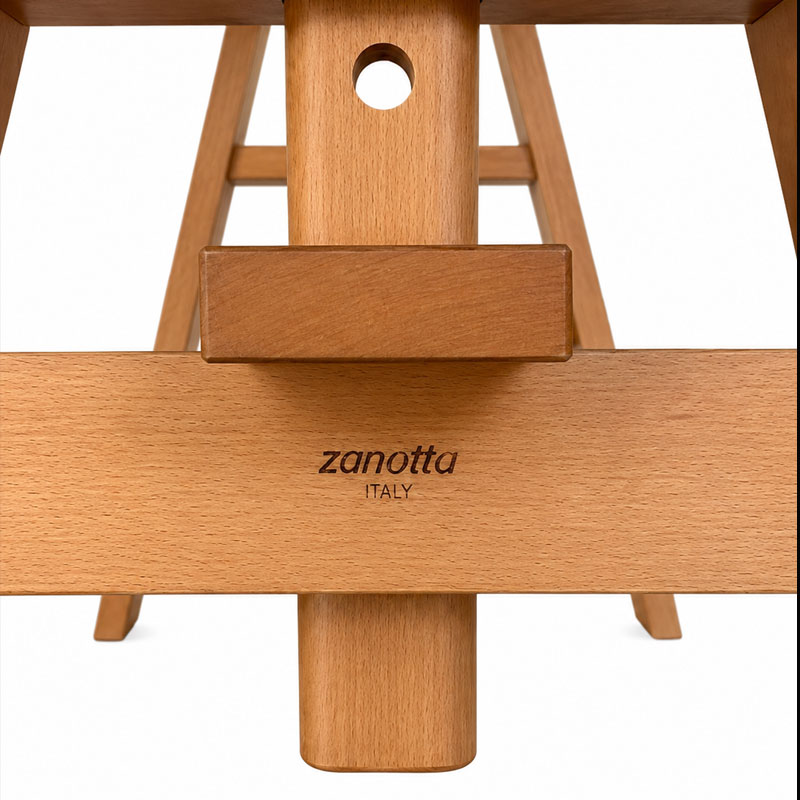 Zanotta Table Leonardo Atelier Artiste Bois Treteaux Peintre Achille Castiglioni Icônes Angers Nantes Paris Bordeaux Tours Mans Rennes Lyon 8