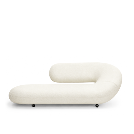 Artifort Canapé Chaise Longue Cleopatra Tissu Blanc Divina Geoffrey Harcourt  Icônes Angers Nantes Paris Bordeaux Rennes Lille Marseille Tours 1