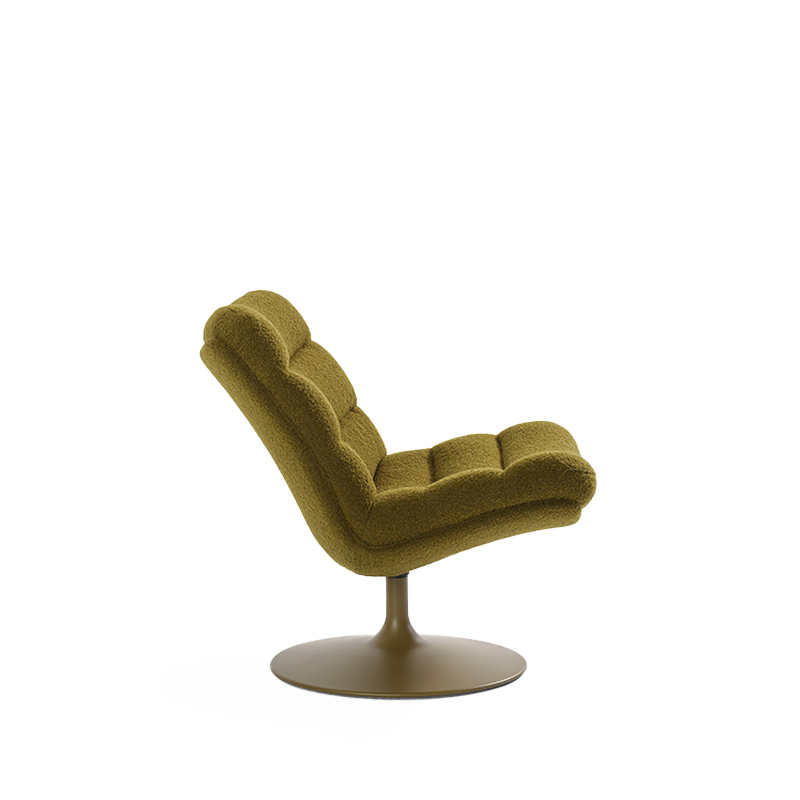 Artifort Fauteuil F506 Vert Olive Kaki Pivotant Geoffrey Harcourt  Icônes Angers Nantes Paris Bordeaux Rennes Mans Tours Cholet Ancenis 2