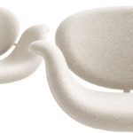 Artifort Little Tulip F163  Fauteuil Pivotant Gris Blanc Pierre Paulin Icônes Angers Nantes Paris Bordeaux Rennes Tours Mans Poitiers 6