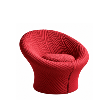 Artifort Mushroom Fauteuil Edition Anniversaire Kvadrat Rouge Corail Pierre Paulin Icônes Angers Nantes Paris Bordeaux lille Tours Caen 4