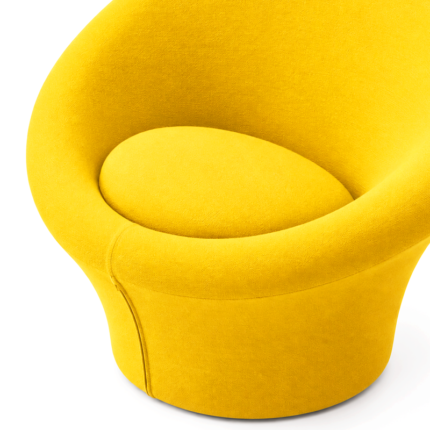 Artifort Mushroom Fauteuil Tonus Jaune 1960 Pierre Paulin dimensions Icônes Angers Nantes Paris Bordeaux Rennes Tours Mans Laval Orleans 5