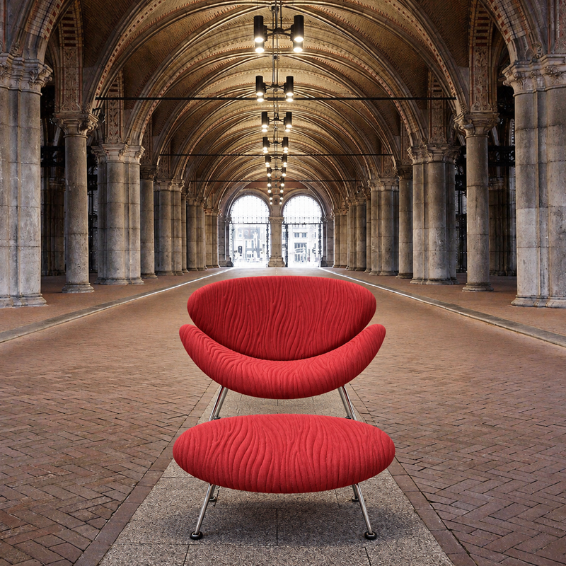 Artifort Orange Slice Fauteuil Edition Anniversaire Kvadrat Rouge Corail Pierre Paulin Icônes Angers Nantes Paris Bordeaux Nice Lyon 5
