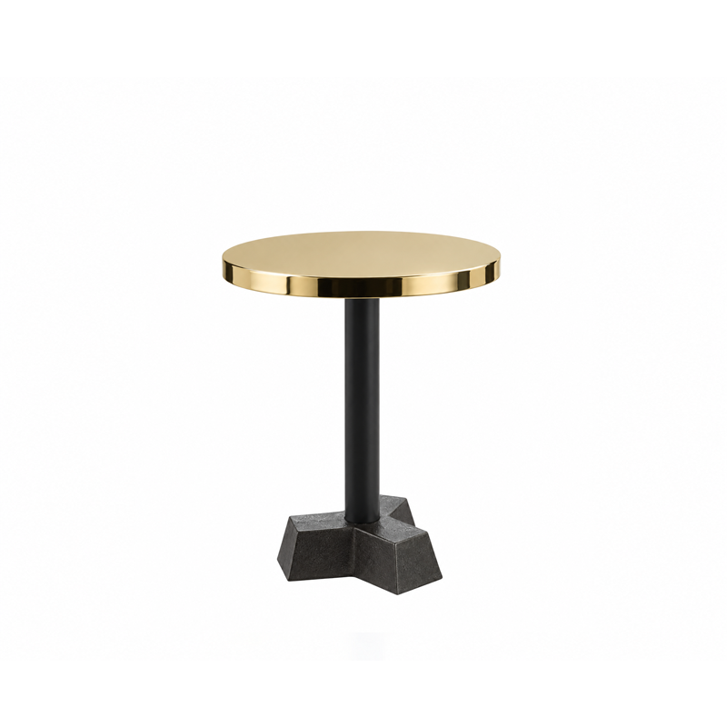 Gervasoni Brass 43 Gueridon Table Ø50 Laiton Fonte brillant Paola Navone Icônes Angers Nantes Paris Bordeaux Rennes Tours Mans Laval Ancenis 6