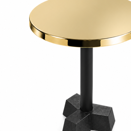 Gervasoni Brass 43 Gueridon Table Ø50 Laiton Fonte brillant Paola Navone Icônes Angers Nantes Paris Bordeaux Rennes Tours Mans Laval Ancenis 8