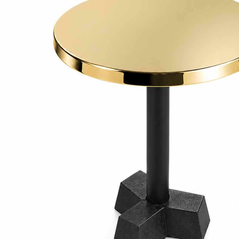Gervasoni Brass 43 Gueridon Table Ø50 Laiton Fonte brillant Paola Navone Icônes Angers Nantes Paris Bordeaux Rennes Tours Mans Laval Ancenis 8