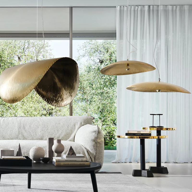 Gervasoni Brass 43 Gueridon Table Ø50 Laiton Fonte brillant Paola Navone Icônes Angers Nantes Paris Bordeaux Rennes Tours Mans Laval Ancenis Orleans